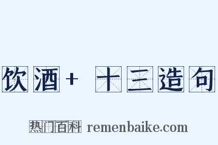 饮酒+十三造句是什么意思的图片